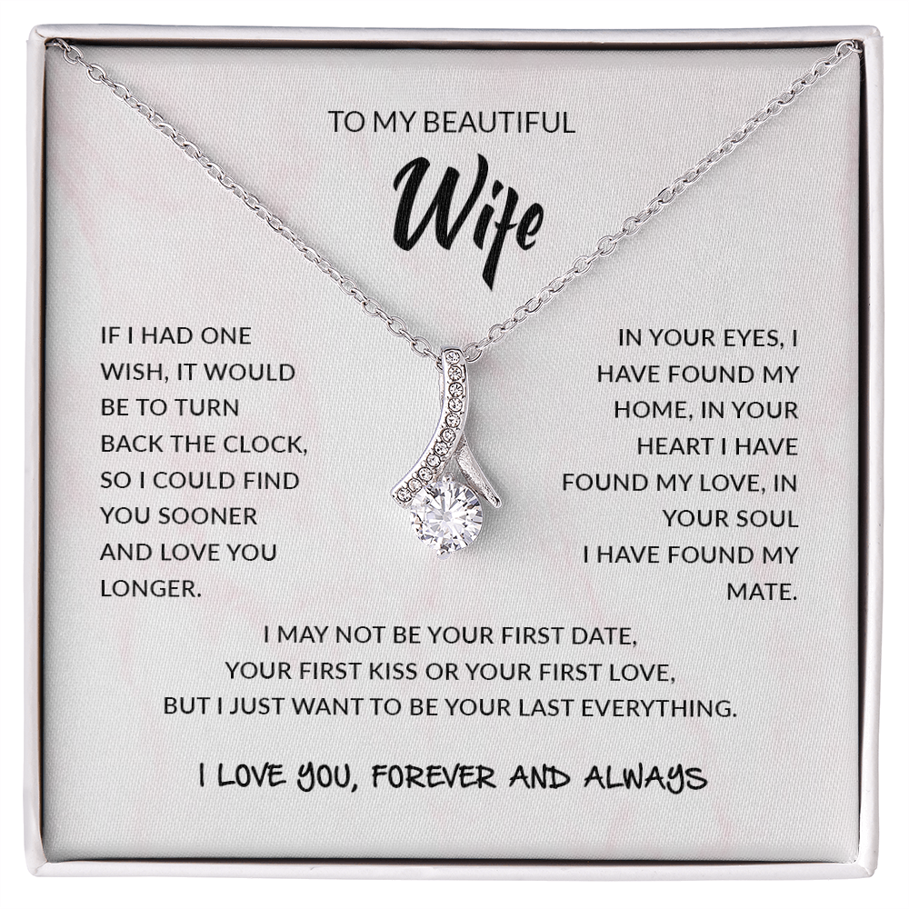 To My Beautiful Wife | Alluring Beauty necklace
