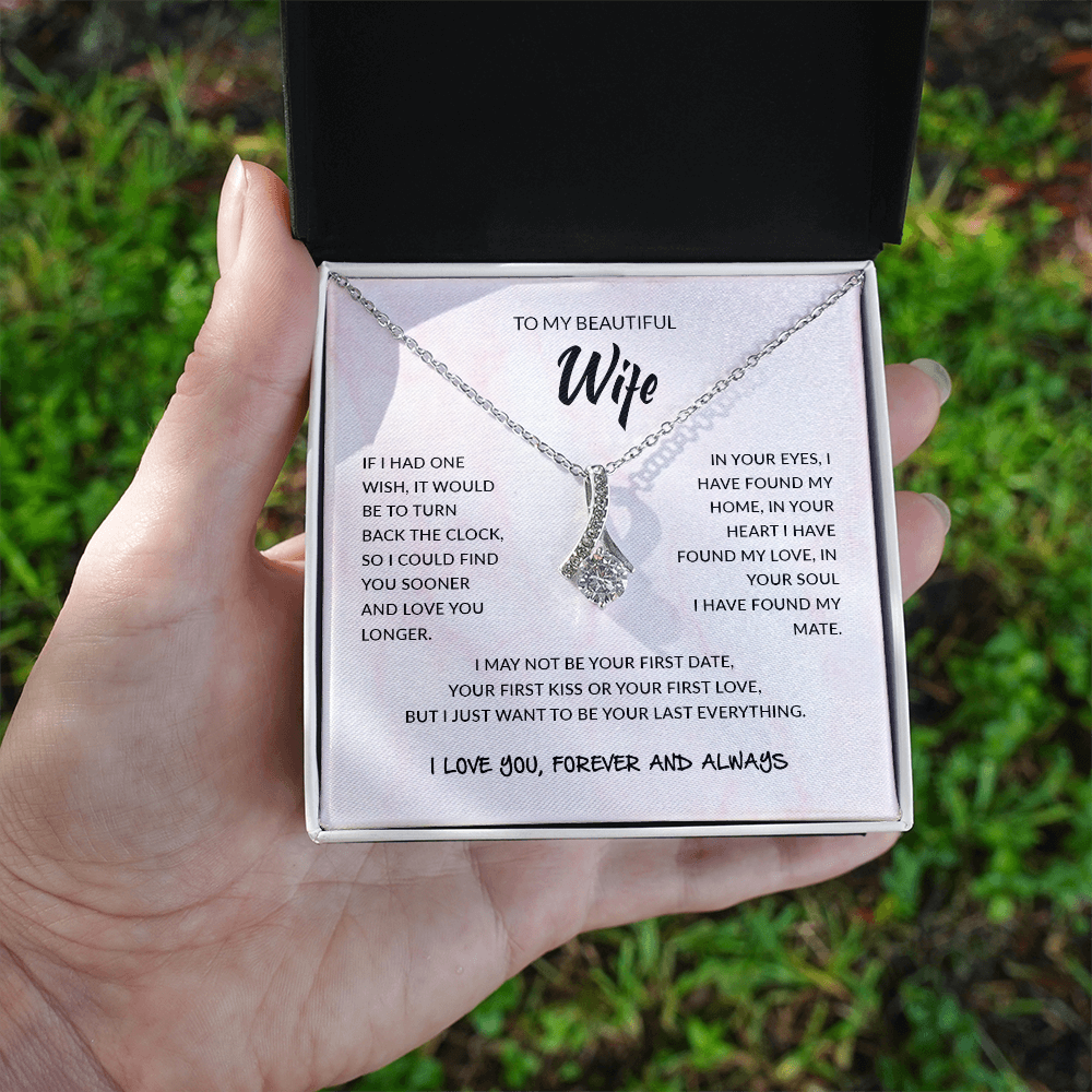 To My Beautiful Wife | Alluring Beauty necklace