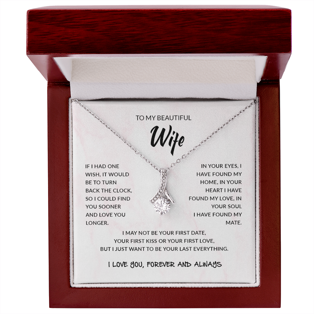 To My Beautiful Wife | Alluring Beauty necklace
